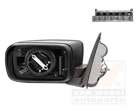 NOT COMPLETE Outside mirror BMW E46 98> 0646855 Hagus, Image 2