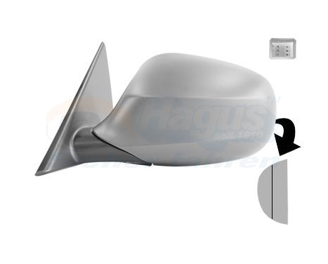 OUTSIDE EXTERNAL MIRROR ELECTRIC FULLY LEFT 0667805 Hagus