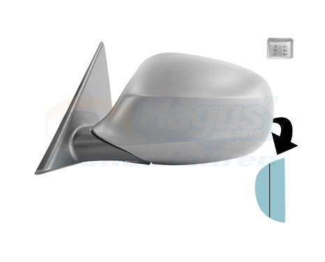 OUTSIDE EXTERNAL MIRROR ELECTRIC FULLY LEFT 0667807 Hagus