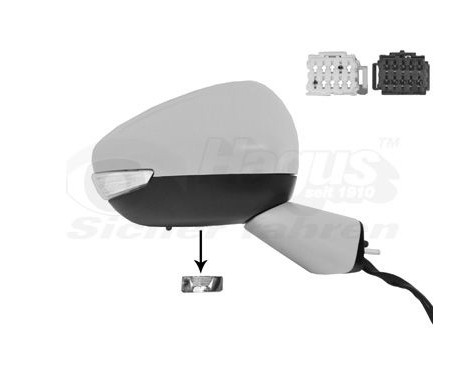 Outside Mirror 0979816 Van Wezel