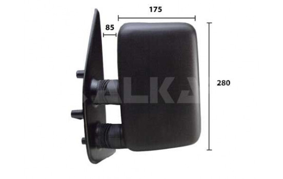 Outside Mirror 9250961 Alkar