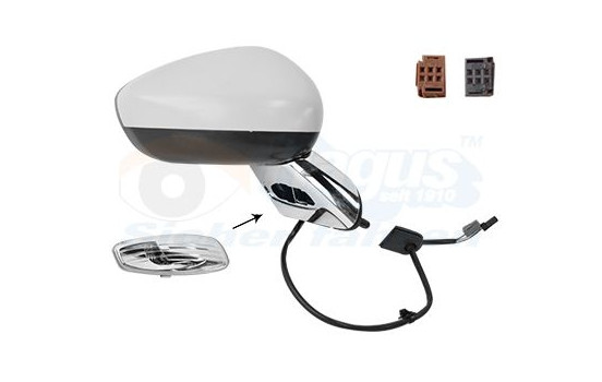 Outside Mirror * HAGUS * 1075808 Van Wezel