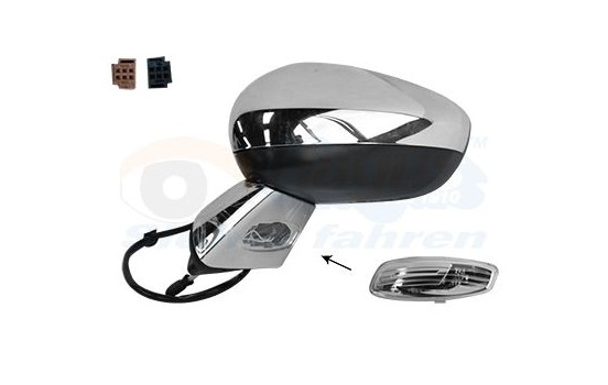 Outside Mirror * HAGUS * 1075815 Van Wezel