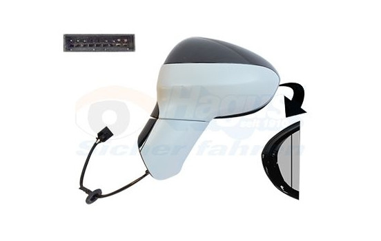 Outside Mirror * HAGUS * 3872807 Van Wezel