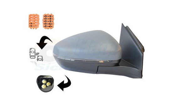 Outside Mirror * HAGUS * 4084828 Van Wezel