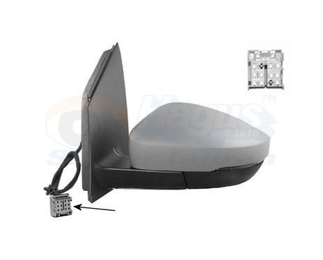 Outside mirror LEFT COMPLETE -11/09 Primer, Aspherical 5829823 Hagus, Image 2