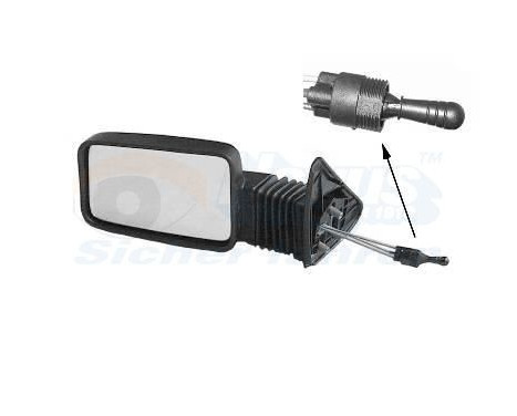 Outside mirror LEFT COMPLETE 7/89+ 4039813 Hagus, Image 3