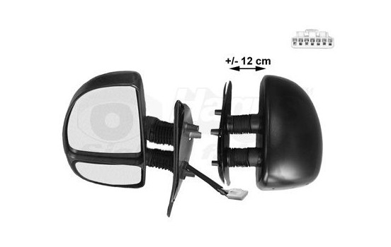 Outside mirror LEFT COMPLETE from '00 LONG 2 MIRROR HEATED 1747817 Hagus, Image 3