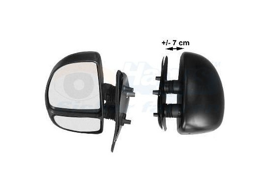 Outside mirror LEFT COMPLETE from '00 SHORT ARMS/2 MIRROR. 1747803 Hagus, Image 3
