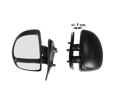 Outside mirror LEFT COMPLETE from '00 SHORT ARMS/2 MIRROR. 1747803 Hagus