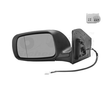 Outside mirror left electric -6/06 Verw, Aspherical 5307807 Hagus, Image 2