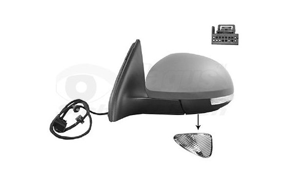 Outside mirror left electric Electr./Heated/Folding. 5745817 Hagus, Image 2