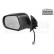 Outside mirror left electric ELECTRIC/Heated 3334807 Hagus, Thumbnail 2