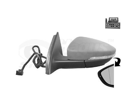 Outside mirror left electric Electric/Heated 5740807 Hagus, Image 2