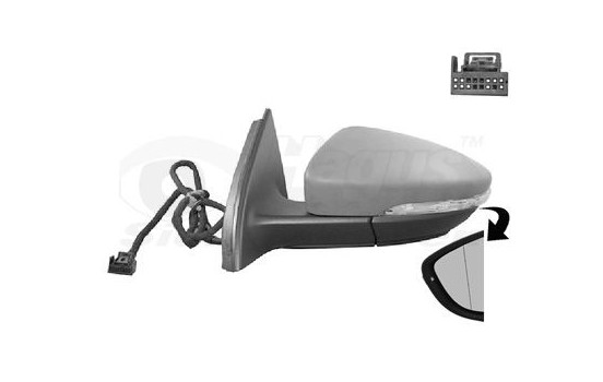 Outside mirror left electric Electric/Heated 5740807 Hagus, Image 2