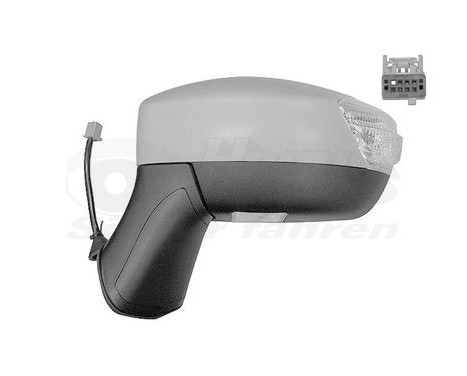 Outside mirror left electric Primer, Heated 1905807 Hagus, Image 2