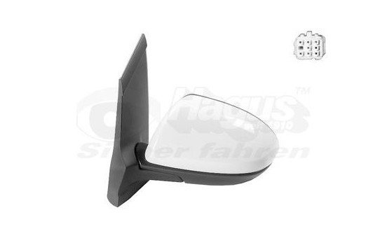 Outside mirror left electric Primer, Heated 2741807 Hagus, Image 2