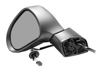 Outside mirror left electric Primer, Heated 4042807 Hagus