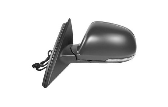 Outside mirror left electric Primer, Heated 9-pin 7636817 Hagus