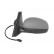 Outside mirror left electric Primer Heated Asf. 7641807 Hagus