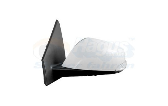 Outside mirror left electric Primer, Heated, Temperature Sensor 4377817 Hagus, Image 2