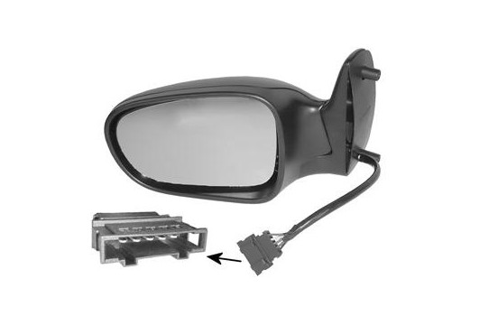 Outside mirror left electric until '98 Heated 1867807 Hagus