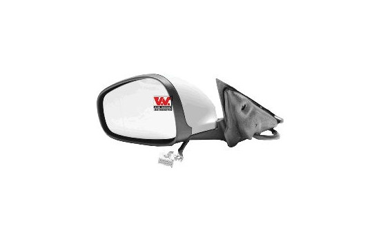 Outside mirror LEFT Electrically Adjustable + Temperature sensor 0160807 Hagus