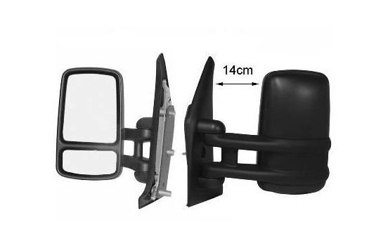 Outside mirror LEFT FULL CENTER ARM 4391811 Hagus