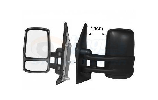 Outside mirror LEFT FULL CENTER ARM 4391811 Hagus, Image 3
