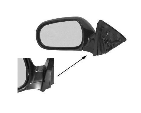 Outside mirror LEFT FULLY 3-door 2527803 Hagus