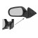 Outside mirror LEFT FULLY 3-door 2527803 Hagus