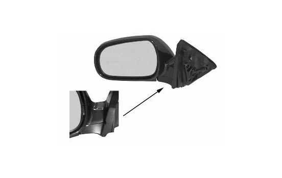 Outside mirror LEFT FULLY 4-door 2528803 Hagus, Image 2