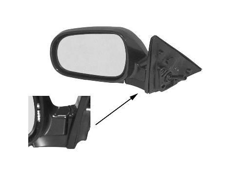 Outside mirror LEFT FULLY 4-door 2528803 Hagus