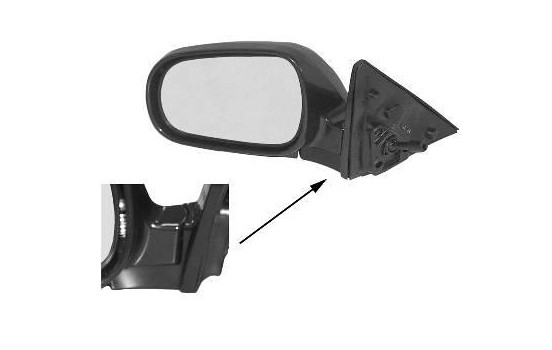 Outside mirror LEFT FULLY 4-door 2528803 Hagus