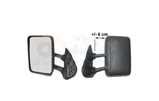 Outside mirror LEFT FULLY from '96 SHORT ARM 2812801 Hagus, Image 2