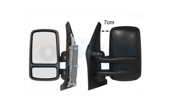 Outside mirror LEFT FULLY SHORT ARM 4391801 Hagus, Image 2