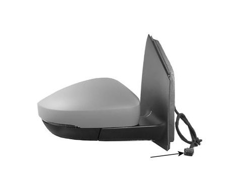 Outside mirror RIGHT COMPLETE 11/09+ Primer 5829814 Hagus