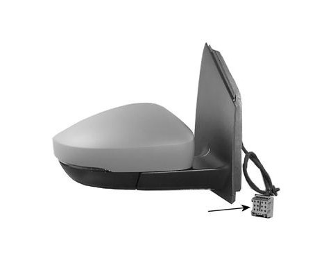 Outside mirror RIGHT COMPLETE -11/09 Primer 5829824 Hagus