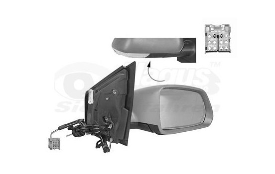 Outside mirror RIGHT COMPLETE Primer 5828814 Hagus, Image 2