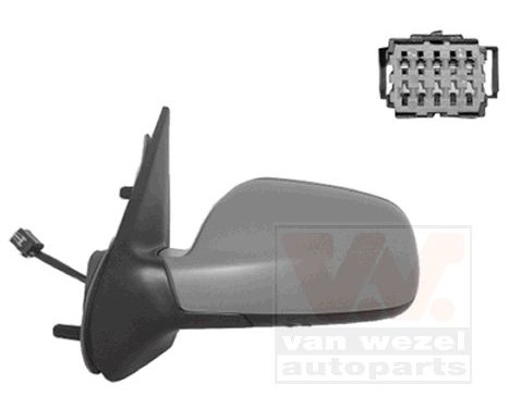 Outside mirror right electric 02+ Heated, Folding, Temp 0956818 Hagus, Image 2