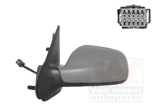 Outside mirror right electric 02+ Heated, Folding, Temp 0956818 Hagus, Image 2
