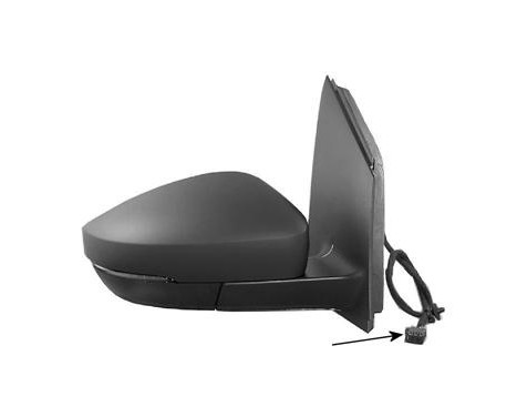 Outside mirror right electric 11/09+ Primer, Heated 5829818 Hagus