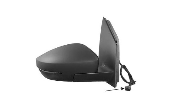 Outside mirror right electric 11/09+ Primer, Heated 5829818 Hagus