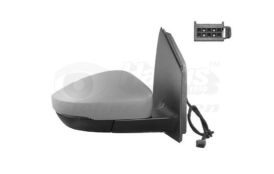 Outside mirror right electric 11/09+ Primer, Heated 5829818 Hagus, Image 2