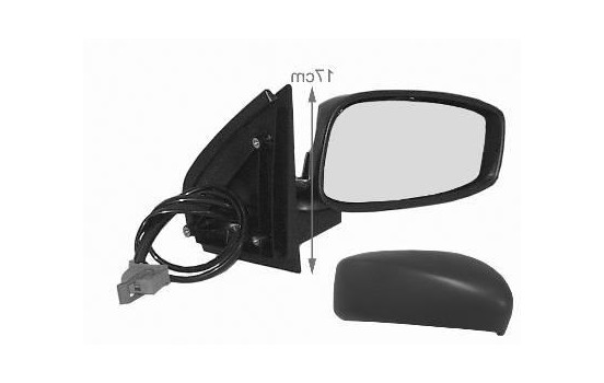 Outside mirror right electric 3-door CONVEX 1625818 Hagus