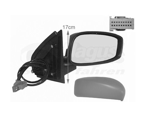 Outside mirror right electric 3-door CONVEX 1625818 Hagus, Image 3