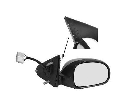 Outside mirror right electric -5/99 HEATING, TEMP. 4047808 Hagus