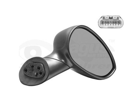 Outside mirror right electric BLACK 1604806 Hagus, Image 2