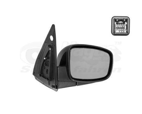 Outside mirror right electric BLACK 8208806 Hagus, Image 2