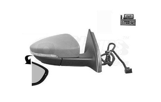 Outside mirror right electric Electric/Heated 5740808 Hagus, Image 2